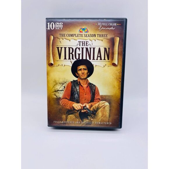 "The Virginian" Complete Third Season DVD Set 30 Full Color Episodes, EUC - Picture 3 of 16